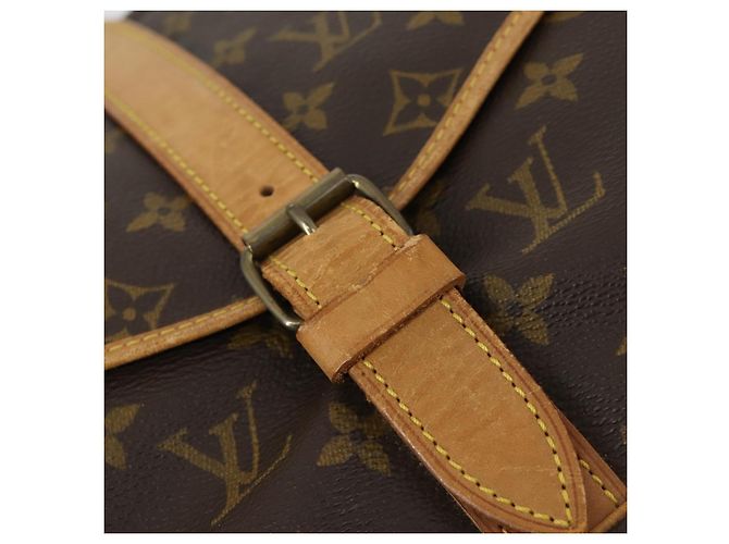 LOUIS VUITTON Bolso de Hombro Monogram Saumur 35 M42254 LV Auth bs32301 Monograma - vista 10