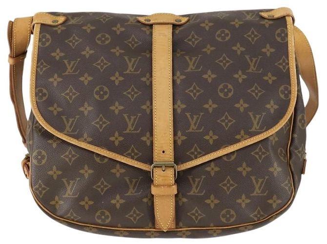 LOUIS VUITTON Bolso de Hombro Monogram Saumur 35 M42254 LV Auth bs32301 Monograma - vista 13
