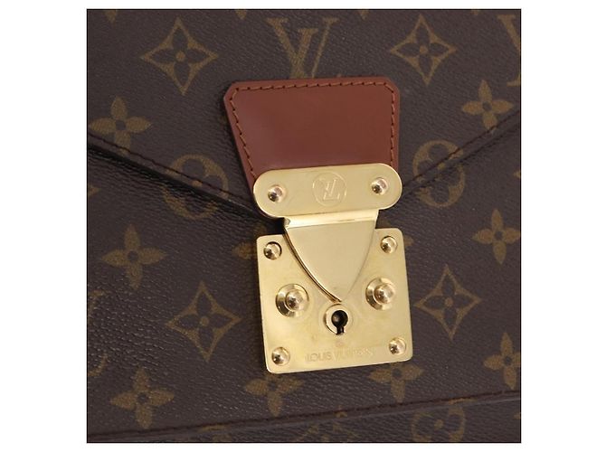 LOUIS VUITTON Bolsa de Mão Monceau 28 Monograma M51185 LV Auth ep12939 - vista 22
