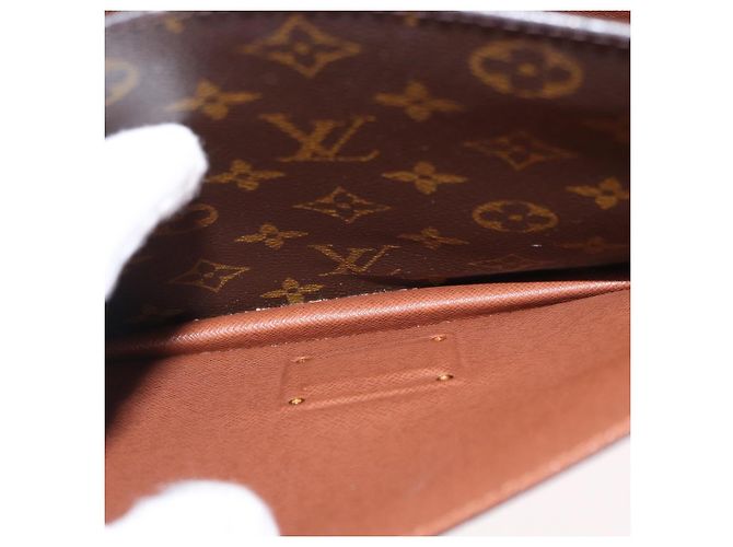 LOUIS VUITTON Bolsa de Mão Monceau 28 Monograma M51185 LV Auth ep12939 - vista 28
