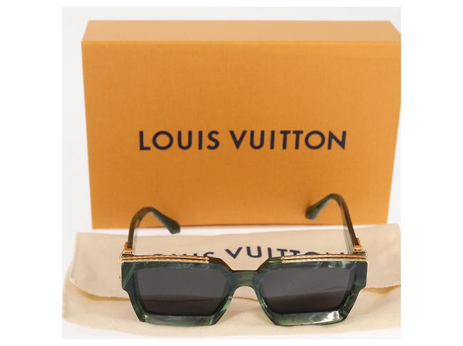 Gafas de sol Millionaire LOUIS VUITTON de plástico verde Z1167E LV Auth 165909SM - vista 12