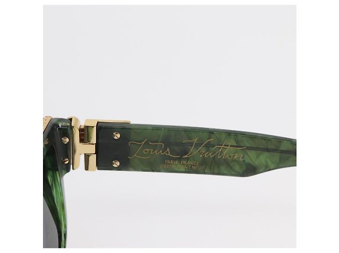 Gafas de sol Millionaire LOUIS VUITTON de plástico verde Z1167E LV Auth 165909SM - vista 14