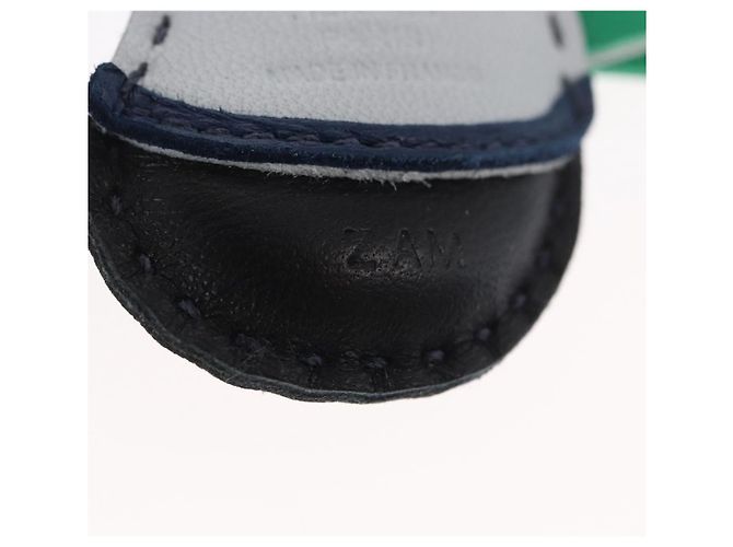 Hermès HERMES ZZ Camayil Anjomilo Charm Leder Hellblau Auth ka1731M - Ansicht 9