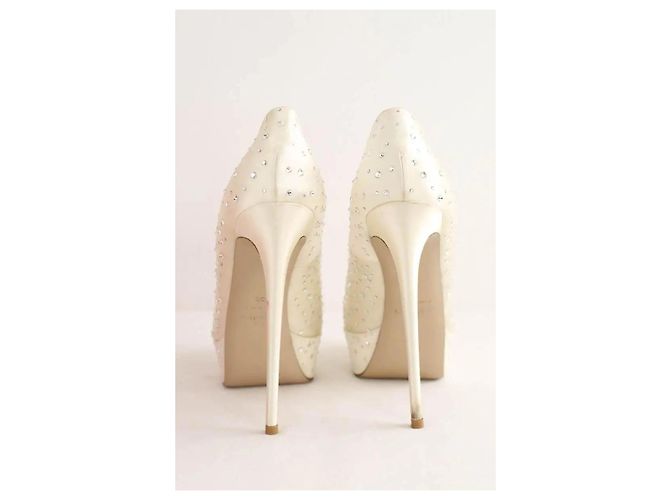 Valentino Ecru-Absatzschuhe Roh - Ansicht 2