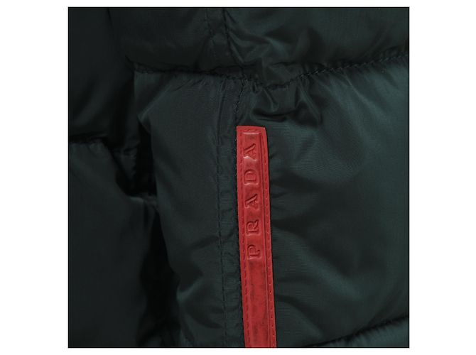 Abrigo largo de plumas Prada de nylon - vista 6
