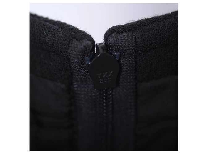 Courreges Vestido de Lã Preto Courrèges - vista 7