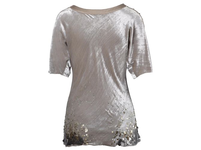 Top de Lentejuelas Bottega Veneta Multicolor - vista 3