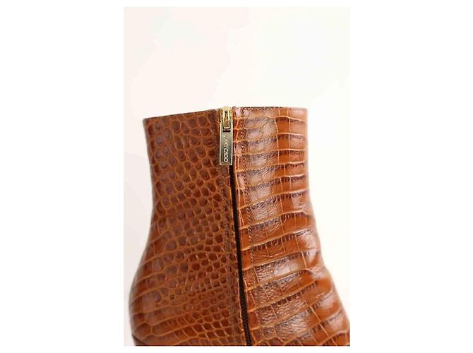 Jimmy Choo Botas de cuero marrón Castaño - vista 4