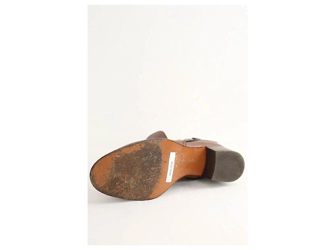 Chloé Botas de fivela castanhas Marrom - vista 5