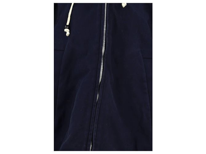 Acne Giacca in cotone blu navy - vista 3