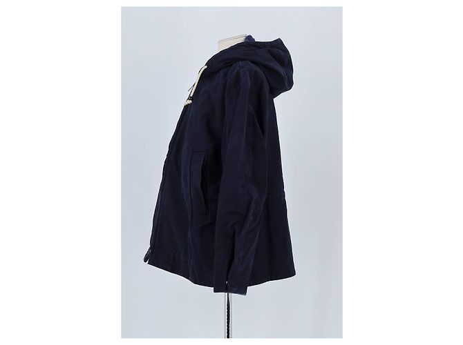 Acne Giacca in cotone blu navy - vista 5