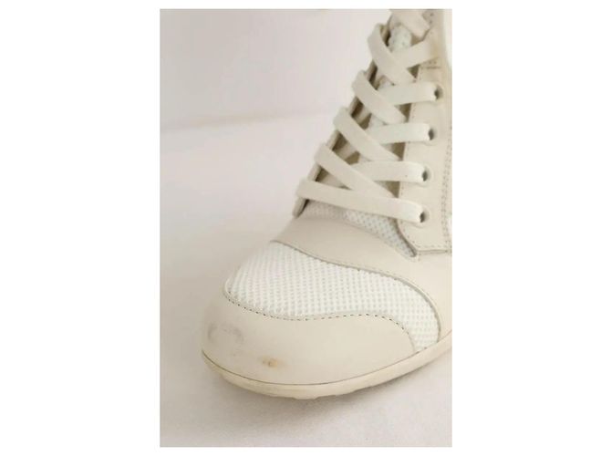 Dior Stivaletti bianchi con lacci Bianco - vista 4