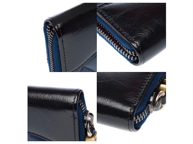 Gabrielle Accessorio CHANEL in Pelle Blu Marino - 103258 Blu navy - vista 11