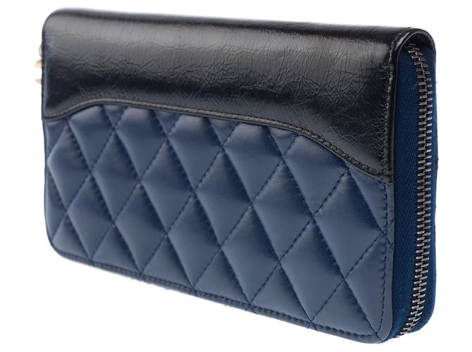 Gabrielle Accessorio CHANEL in Pelle Blu Marino - 103258 Blu navy - vista 6