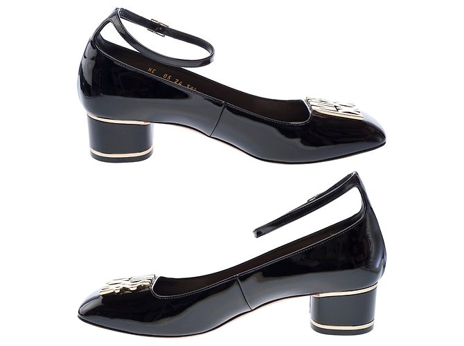 DIOR Miss Dior Peep Toes in Pelle Nera - 103252 Nero - vista 10