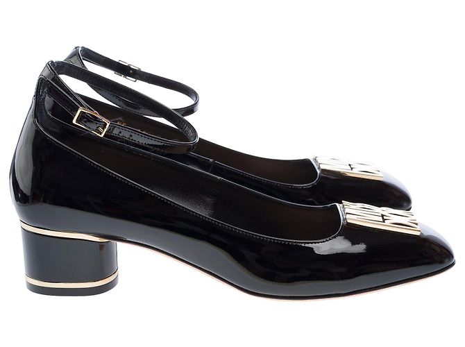 DIOR Miss Dior Peep Toes in Pelle Nera - 103252 Nero - vista 6