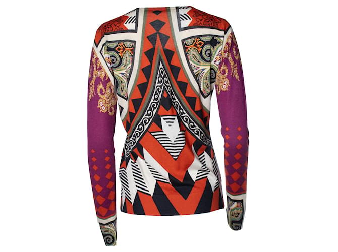 Etro, suéter de cachemira multi Multicolor - vista 3