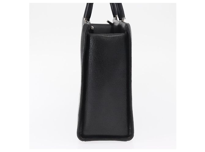 Gucci Vintage Bamboo Handle Leather Small Schwarz - Ansicht 4