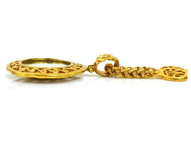 Collana Pendente Specchio Oro Chanel D'oro - vista 3