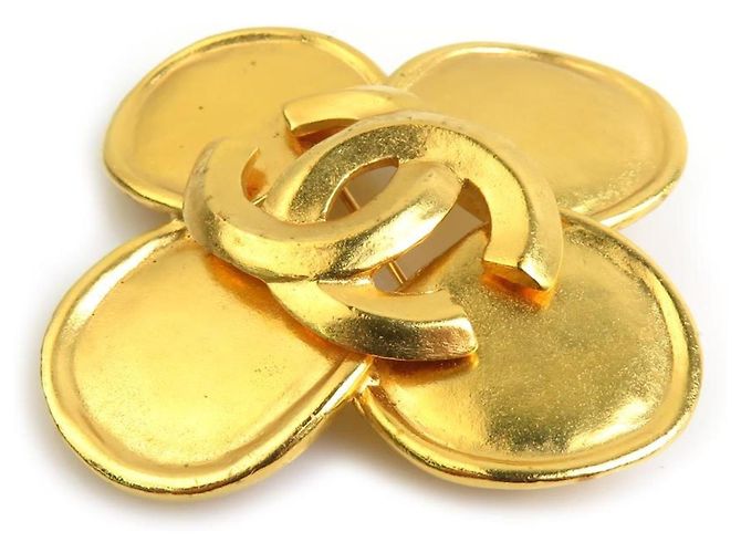 Spilla in metallo dorato Chanel per donne D'oro - vista 2