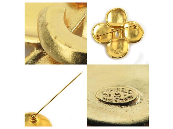 Spilla in metallo dorato Chanel per donne D'oro - vista 5