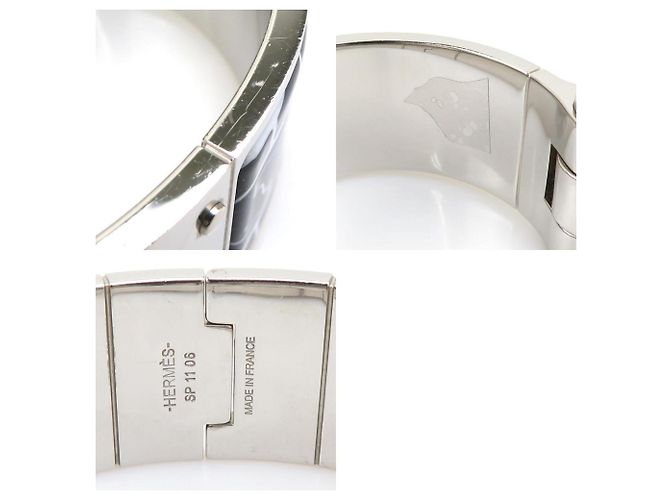 Charnière Armband Hermès Hermès Silber Mehrfarben - Ansicht 5