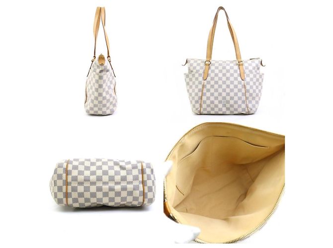 Borsa a Spalla Louis Vuitton Damier Azur Totally PM Blu - vista 2