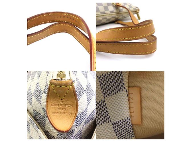 Borsa a Spalla Louis Vuitton Damier Azur Totally PM Blu - vista 5