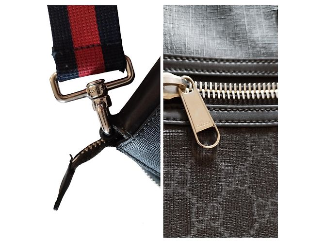 Borsa a Spalla Gucci in Tela GG Supreme - vista 7