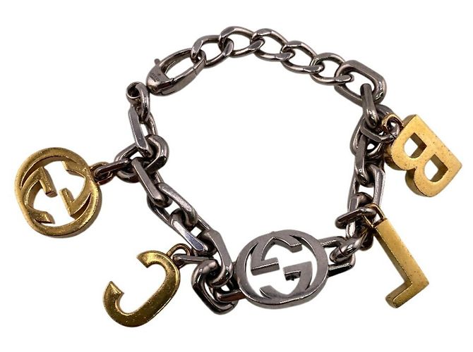 Bracciale charm del progetto Hacker Gucci Balenciaga Argento D'oro - vista 3