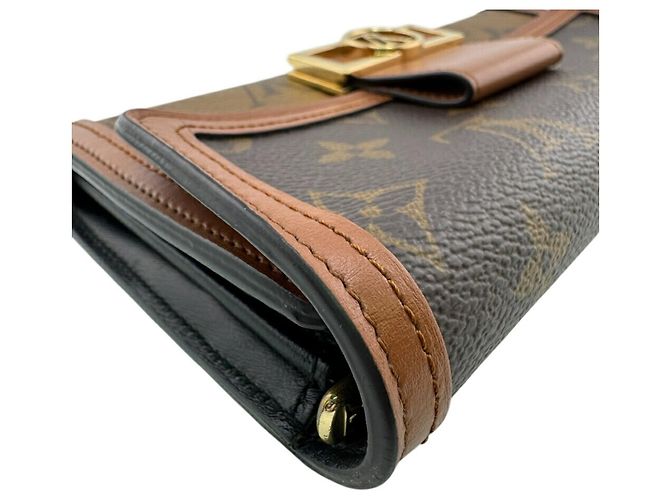 Sarah Louis Vuitton Monogramm Wende Geldbörse Braun - Ansicht 3