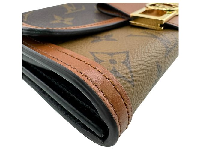 Sarah Louis Vuitton Monogramm Wende Geldbörse Braun - Ansicht 5