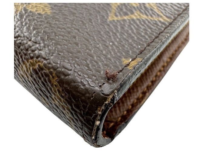 Louis Vuitton Monogram Lang Wallet Braun Monogramm - Ansicht 4