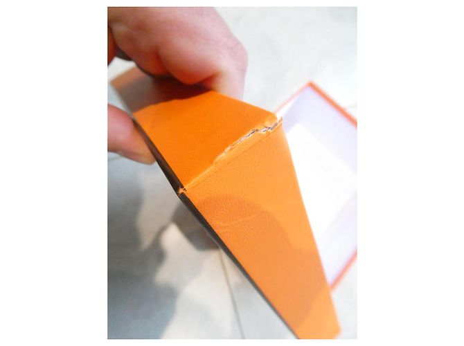 Caixa Hermès para bolsa Hermès modelo mini-Kelly 2 número 68 Laranja - vista 10