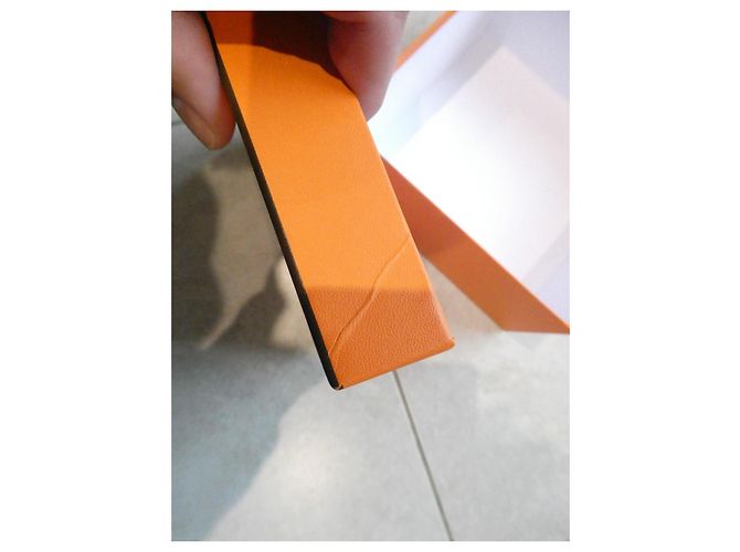 Caixa Hermès para bolsa Hermès modelo mini-Kelly 2 número 68 Laranja - vista 11