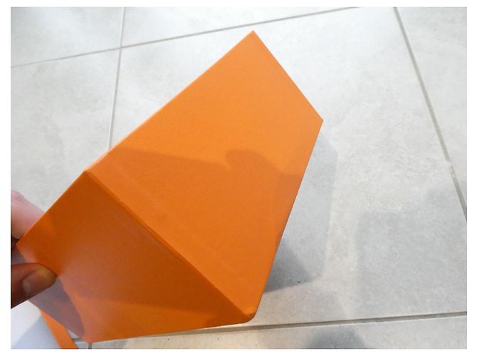 Caixa Hermès para bolsa Hermès modelo mini-Kelly 2 número 68 Laranja - vista 5