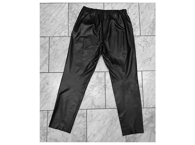 Vince Lammlederhose Schwarz - Ansicht 2
