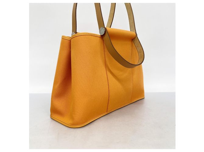 Cabag Hermès Borsa Tote Elan PM Toile Officier Hermes Arancione - vista 2