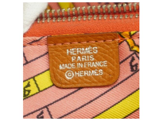 Cartera Larga de Seda Azap de Hermès en Cognac Coñac - vista 4