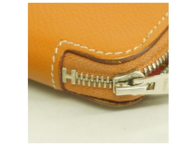 Cartera Larga de Seda Azap de Hermès en Cognac Coñac - vista 6