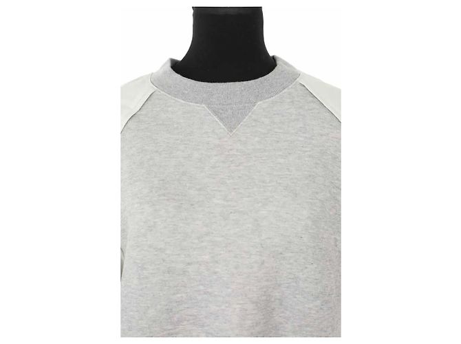Sacai Vestido de algodón gris - vista 2