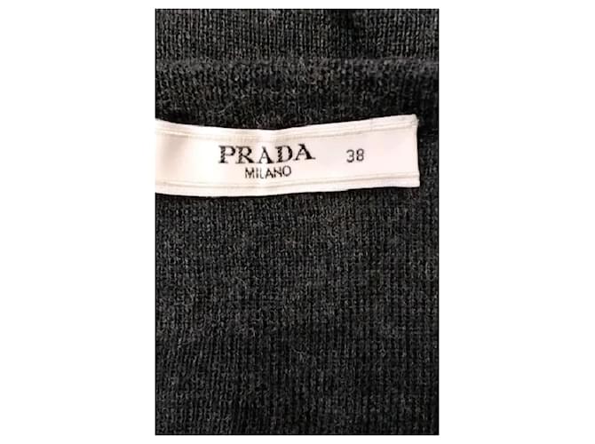 Prada Suéter de algodón antracita Gris antracita - vista 7
