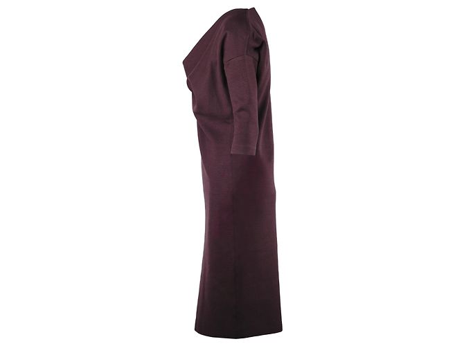 Vestido Burdeos Jil Sander - vista 2