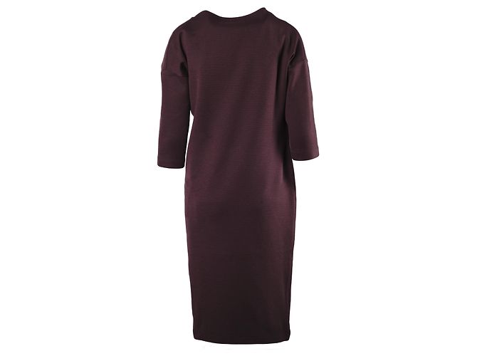 Vestido Burdeos Jil Sander - vista 3