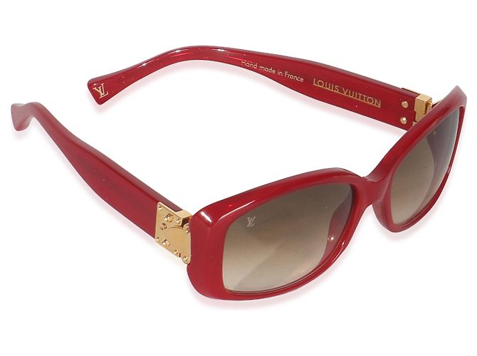 Occhiali da sole Soupon in acetato con macchie rosse Louis Vuitton - vista 3