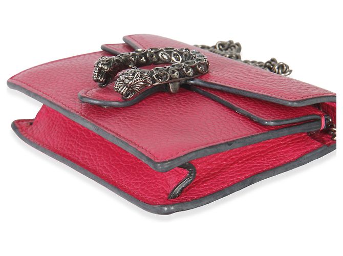 Gucci Pink Dollar Pelle di Vitello Cristallo Super Mini Dionysus Flap Rosa - vista 6