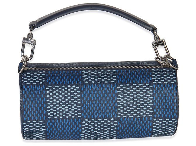 Polochon PM in tela Damier Heritage di Louis Vuitton Blu - vista 2