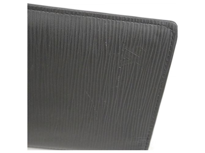 Brazza Louis Vuitton Epi Leather Long Wallet Black - view 7