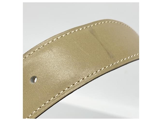 Cinturón Constance Hermès Castaño Beige - vista 4