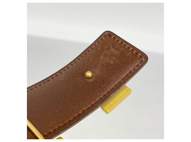 Cinturón Constance Hermès Castaño Beige - vista 5